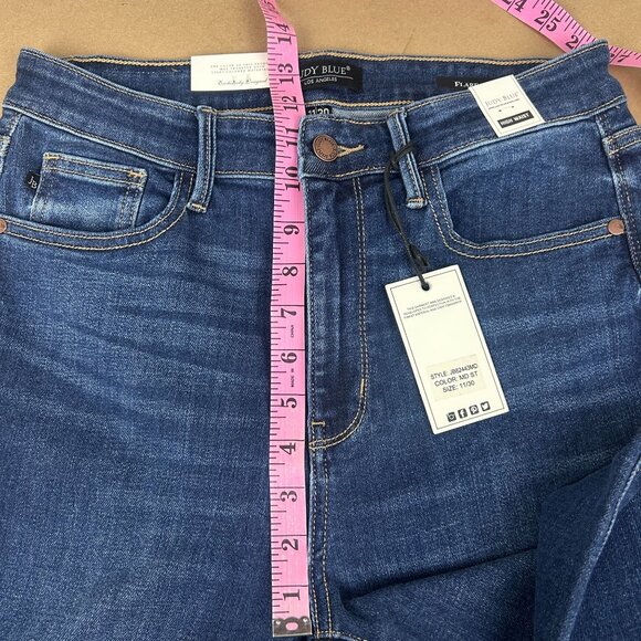 Judy Blue Los Angeles Flare High Waist Jeans Womens 11/30 Blue Five Pocket - Picture 6 of 10